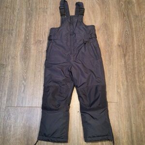 Cherokee Gray Unisex Snow Bibs 5/6